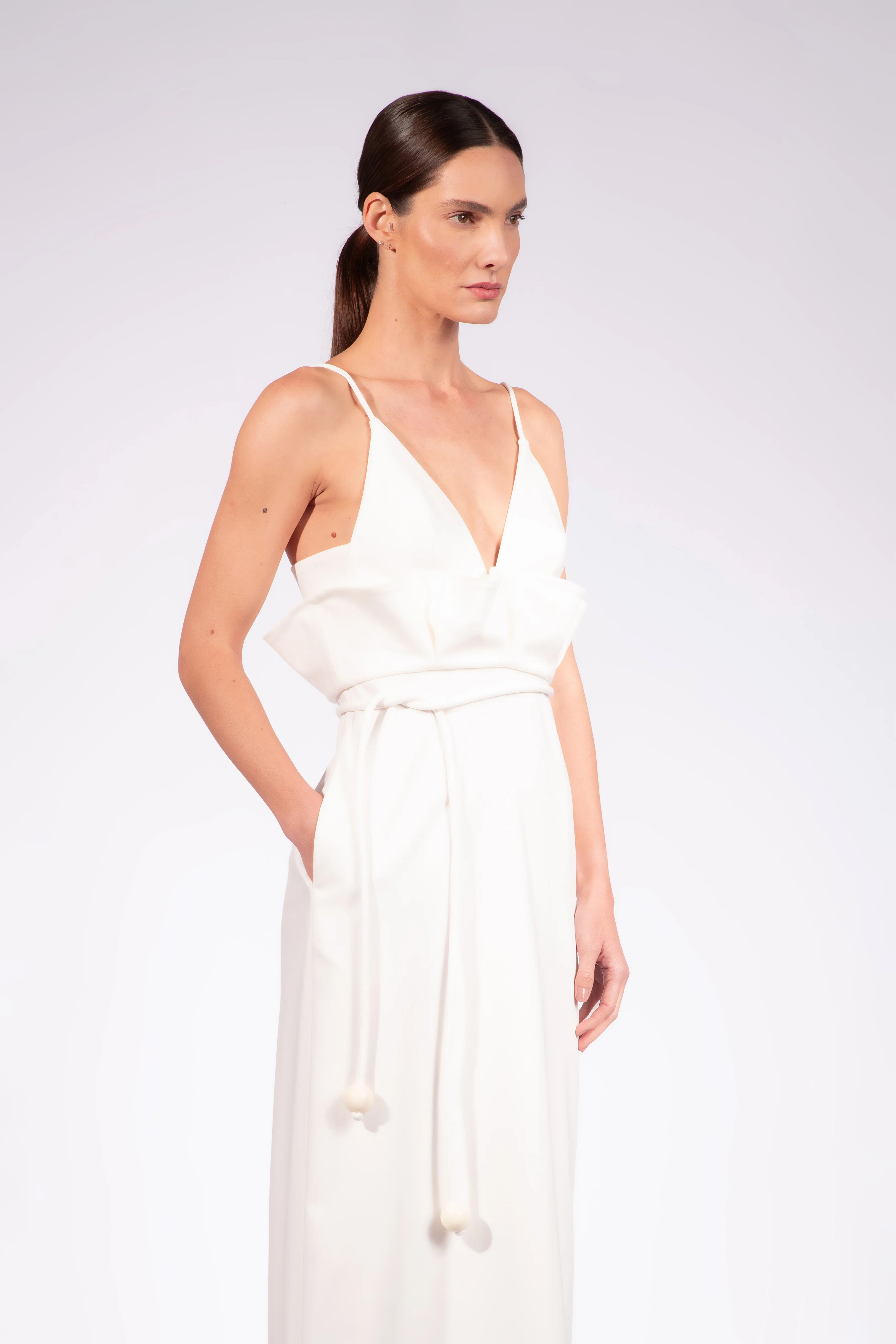 Solid Maxi Dress - Image 5