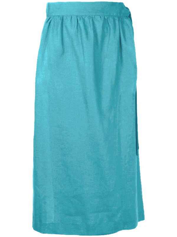 Solid Midi Skirt - Image 3