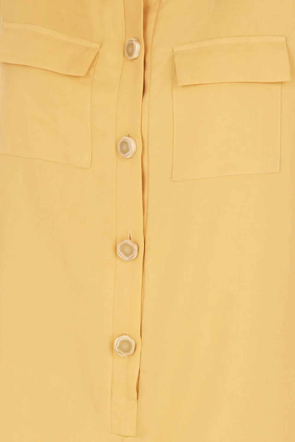 Safari Solid Playsuit with Pockets - Image 3