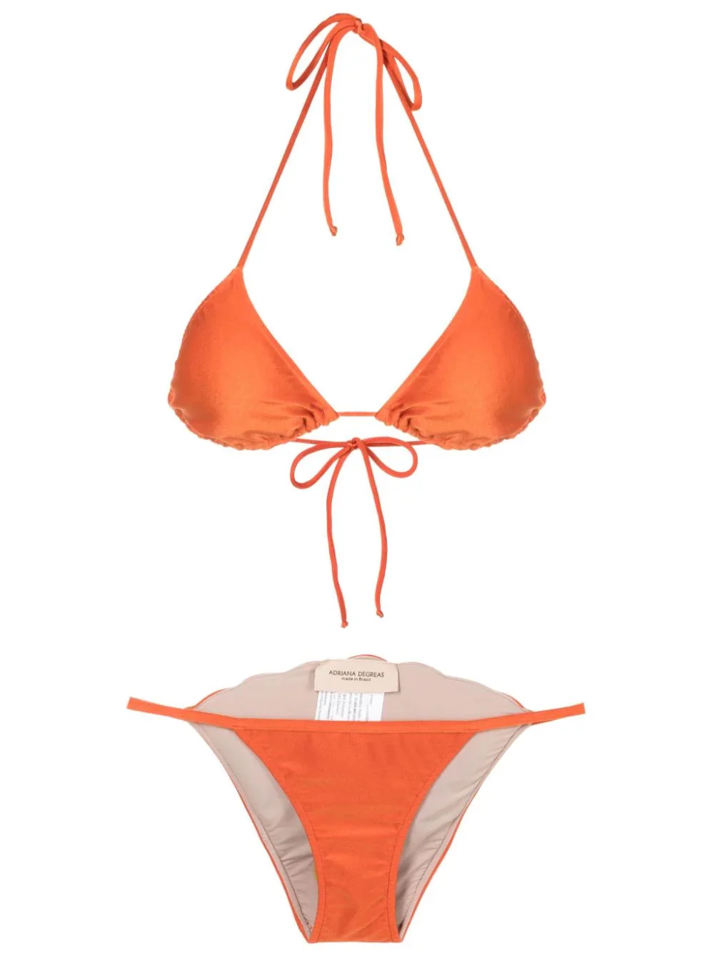 Solid Seashell Triangle Bikini - Image 6
