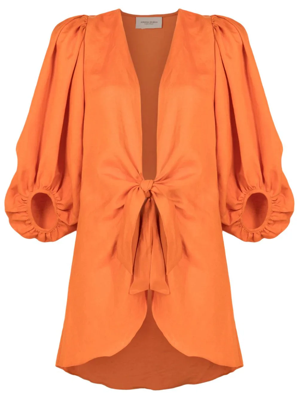 Solid Shirt With Voluminous Sleeves - Image 10