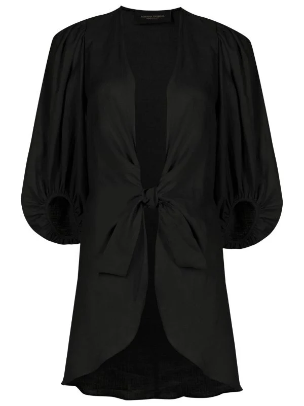 Solid Shirt With Voluminous Sleeves - Image 13