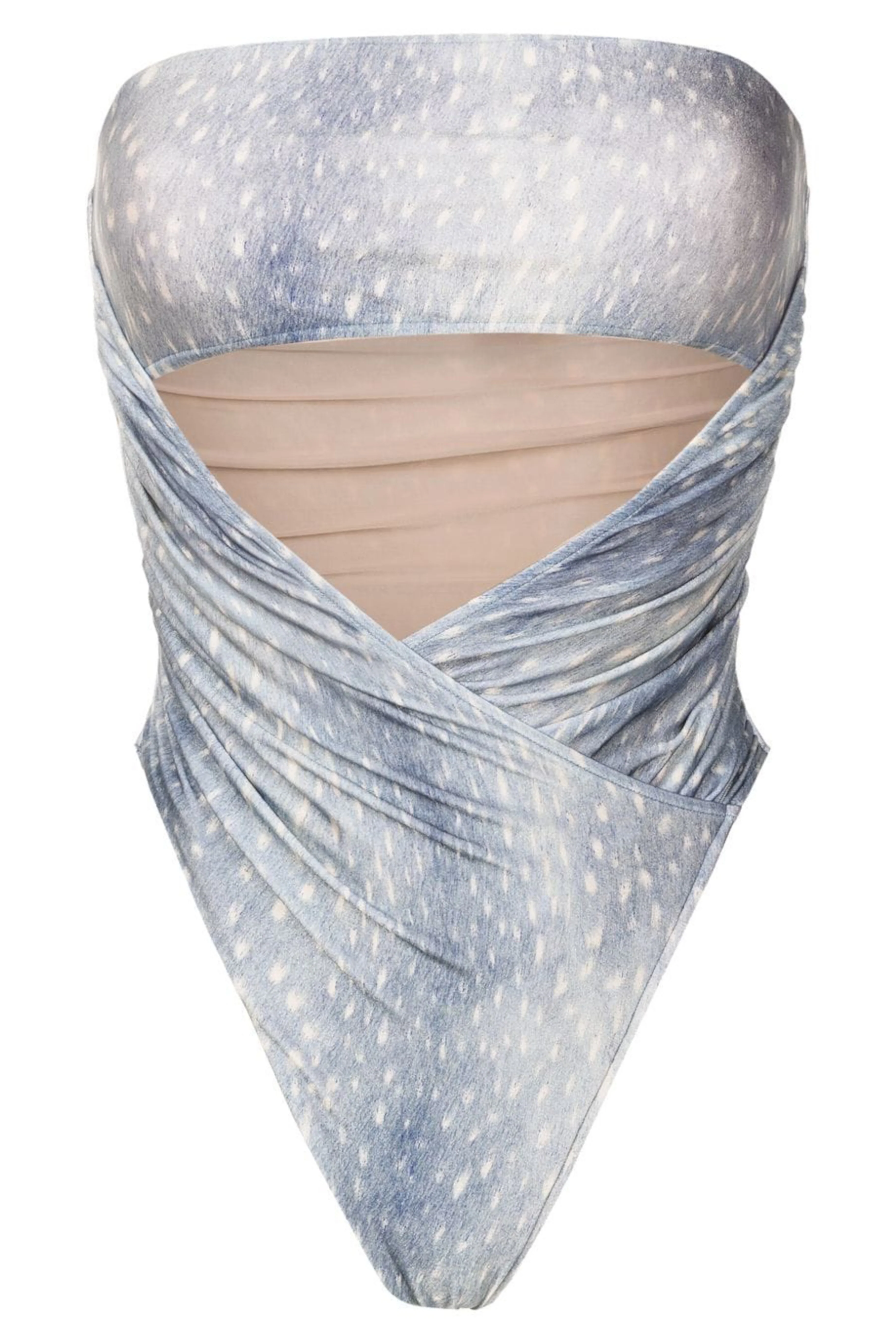 Stone Strapless Swimsuit - Image 4