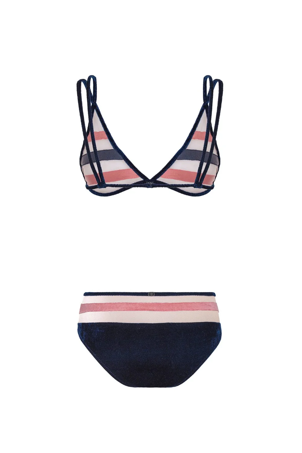 Striped Velvet Bikini - Image 13