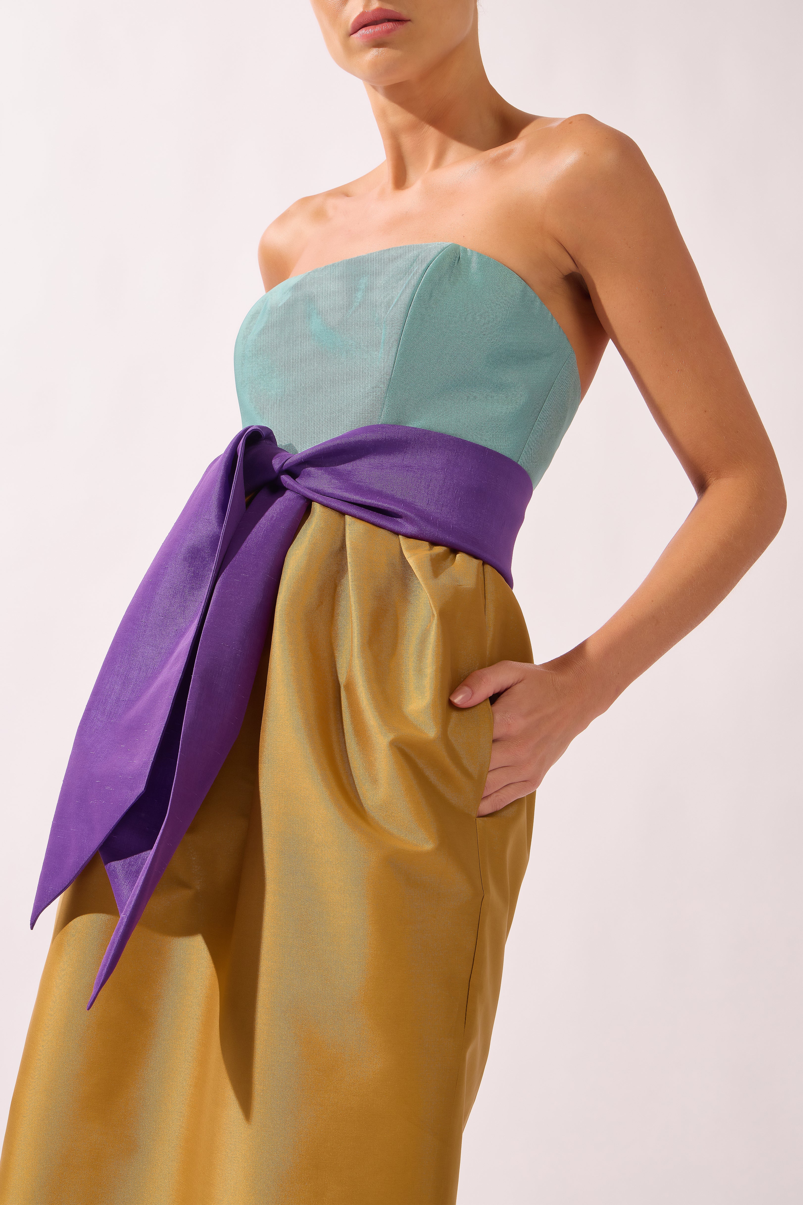 Structured Maxi Dress - Image 3