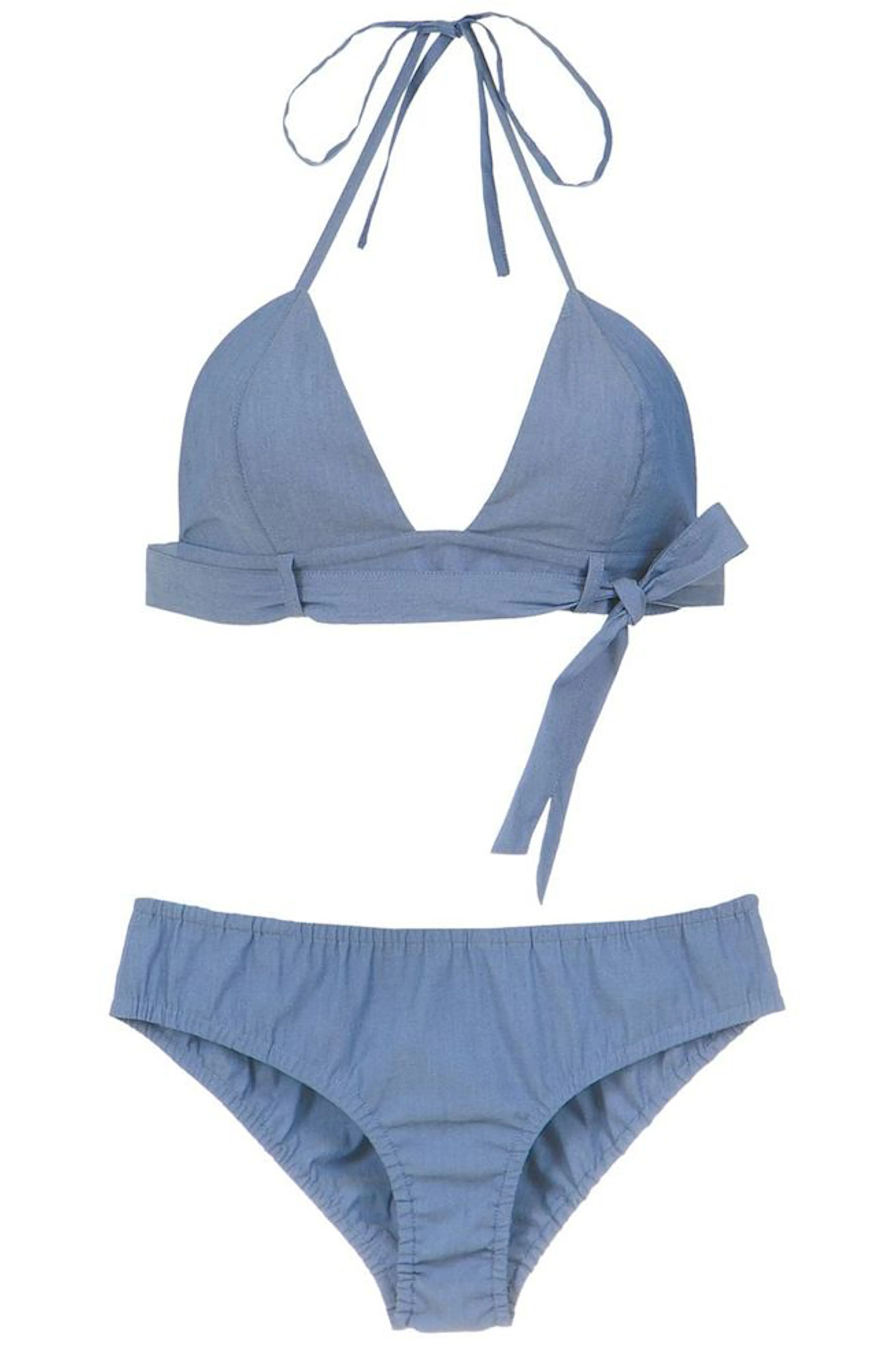 Triangle Bikini With Knot Detail - Image 5