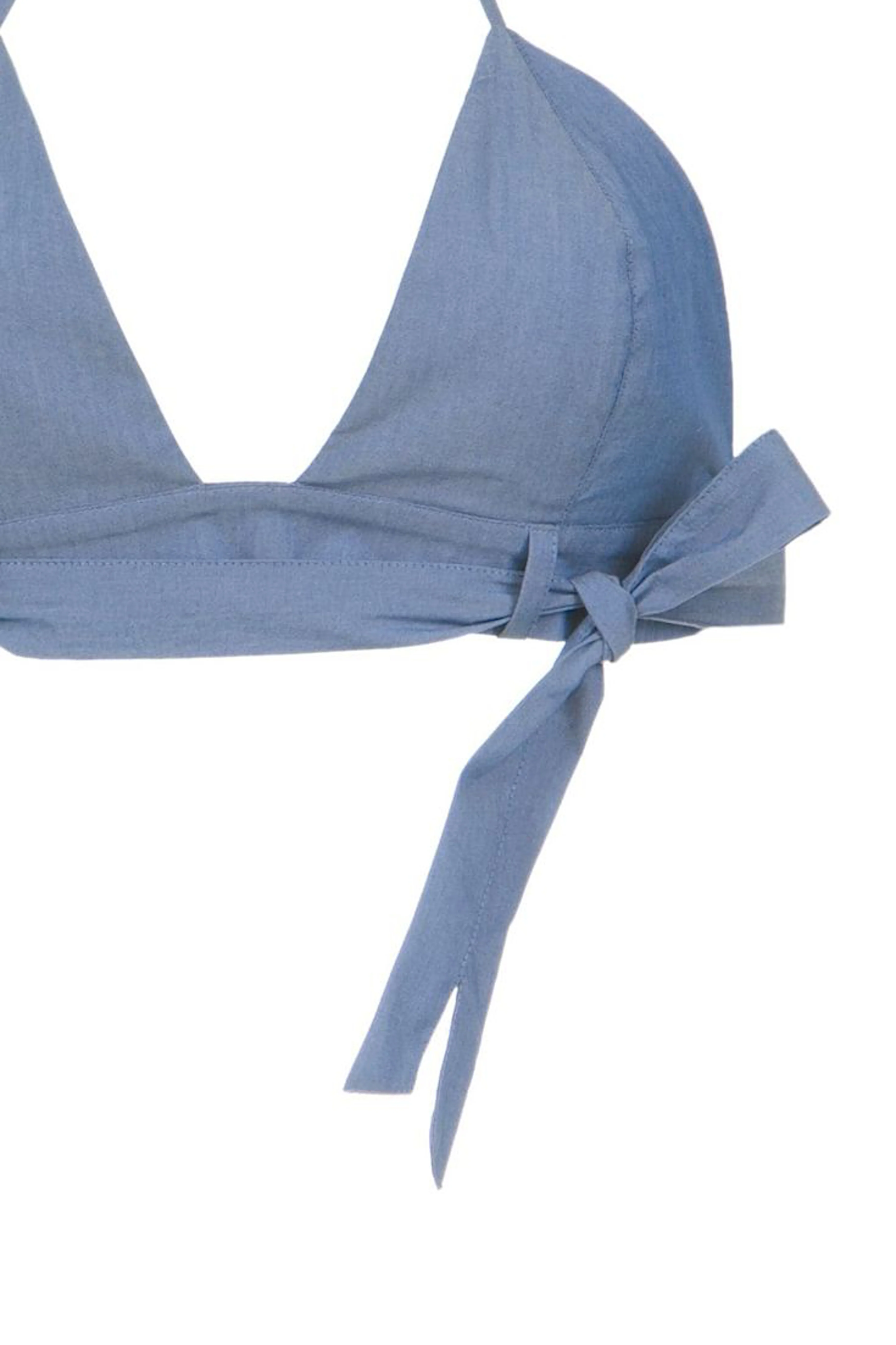 Triangle Bikini With Knot Detail - Image 6