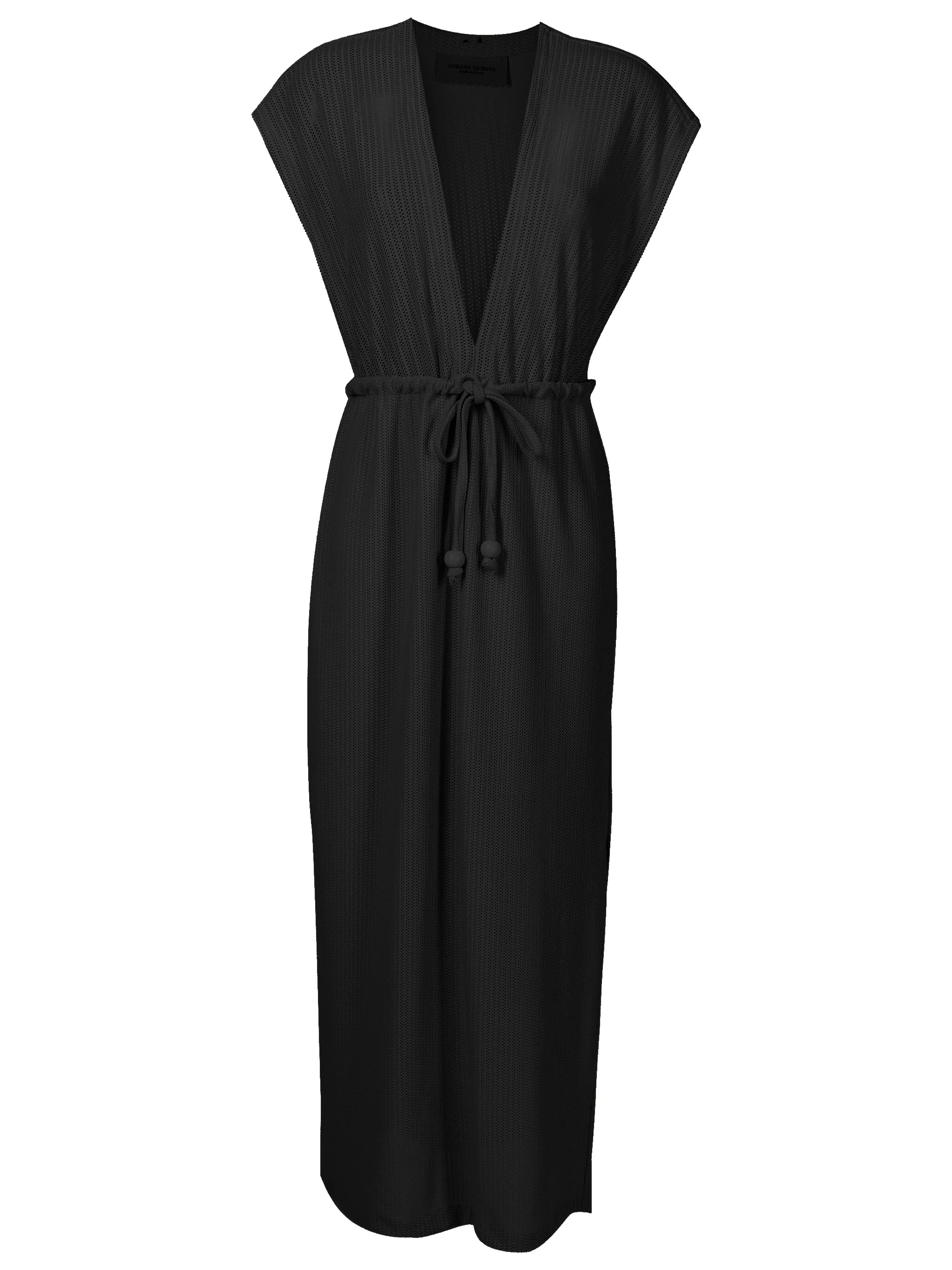 Tricot Frilled Long Dress - Image 4