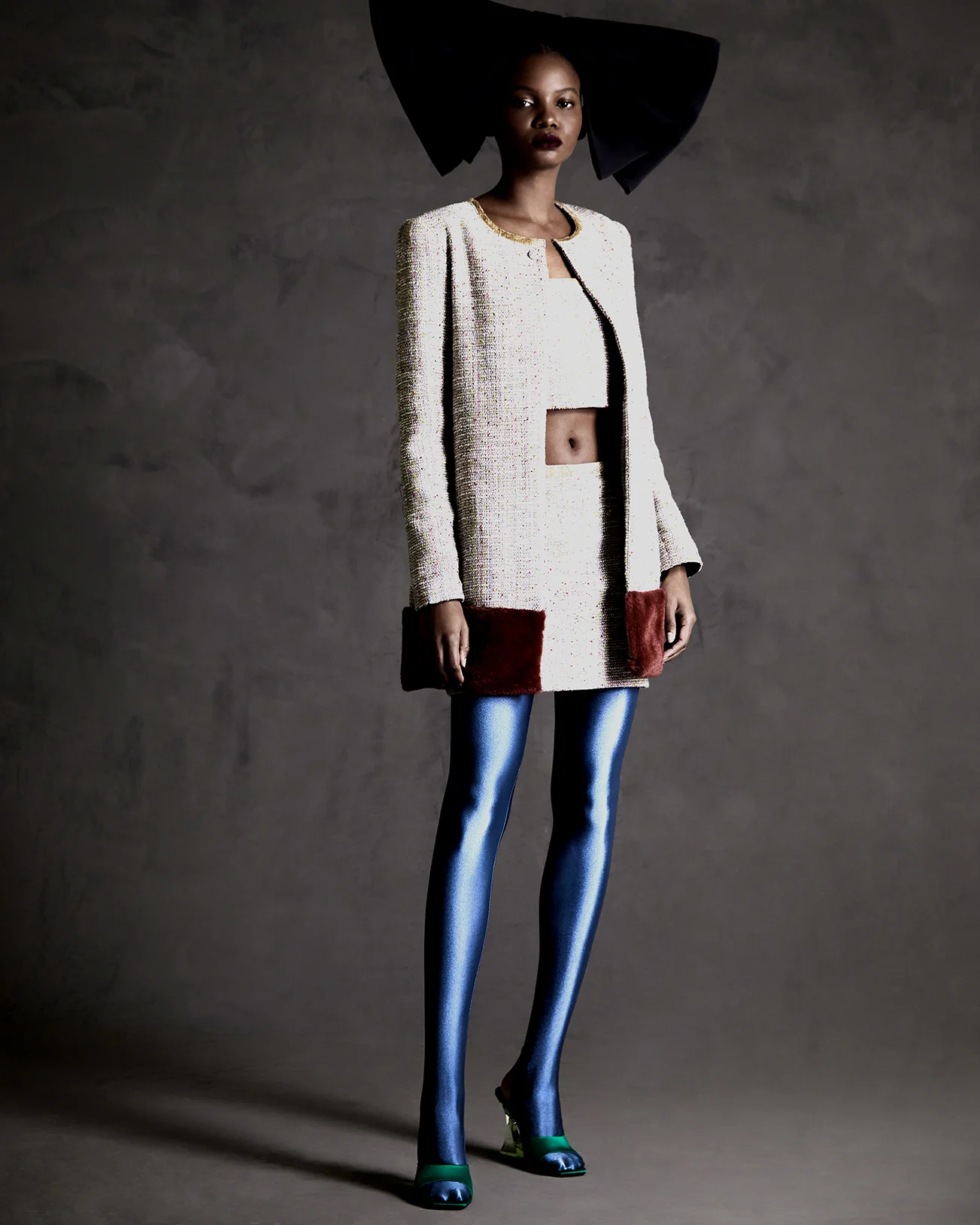 Tweed Mini Skirt - Image 2
