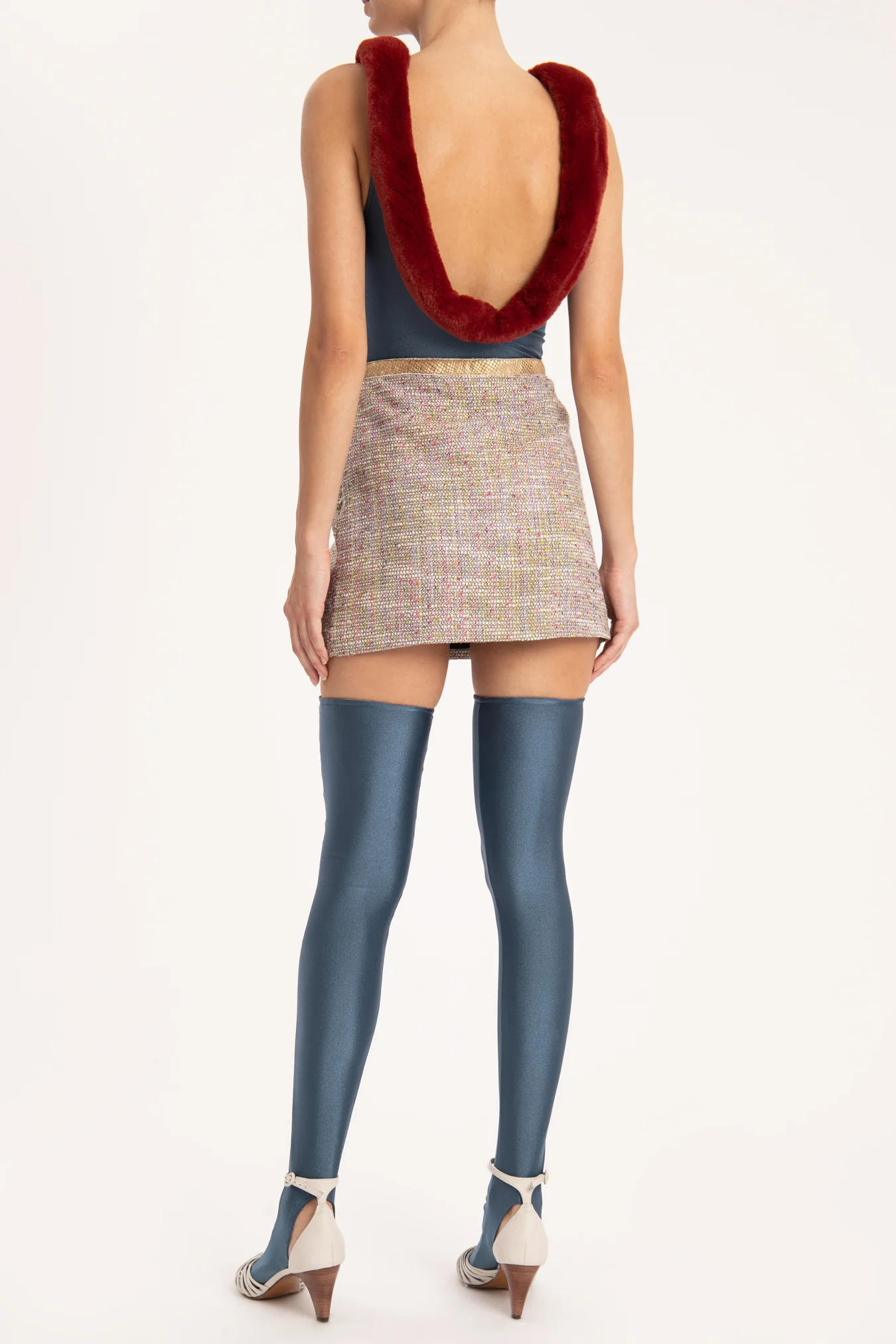 Tweed Mini Skirt - Image 4