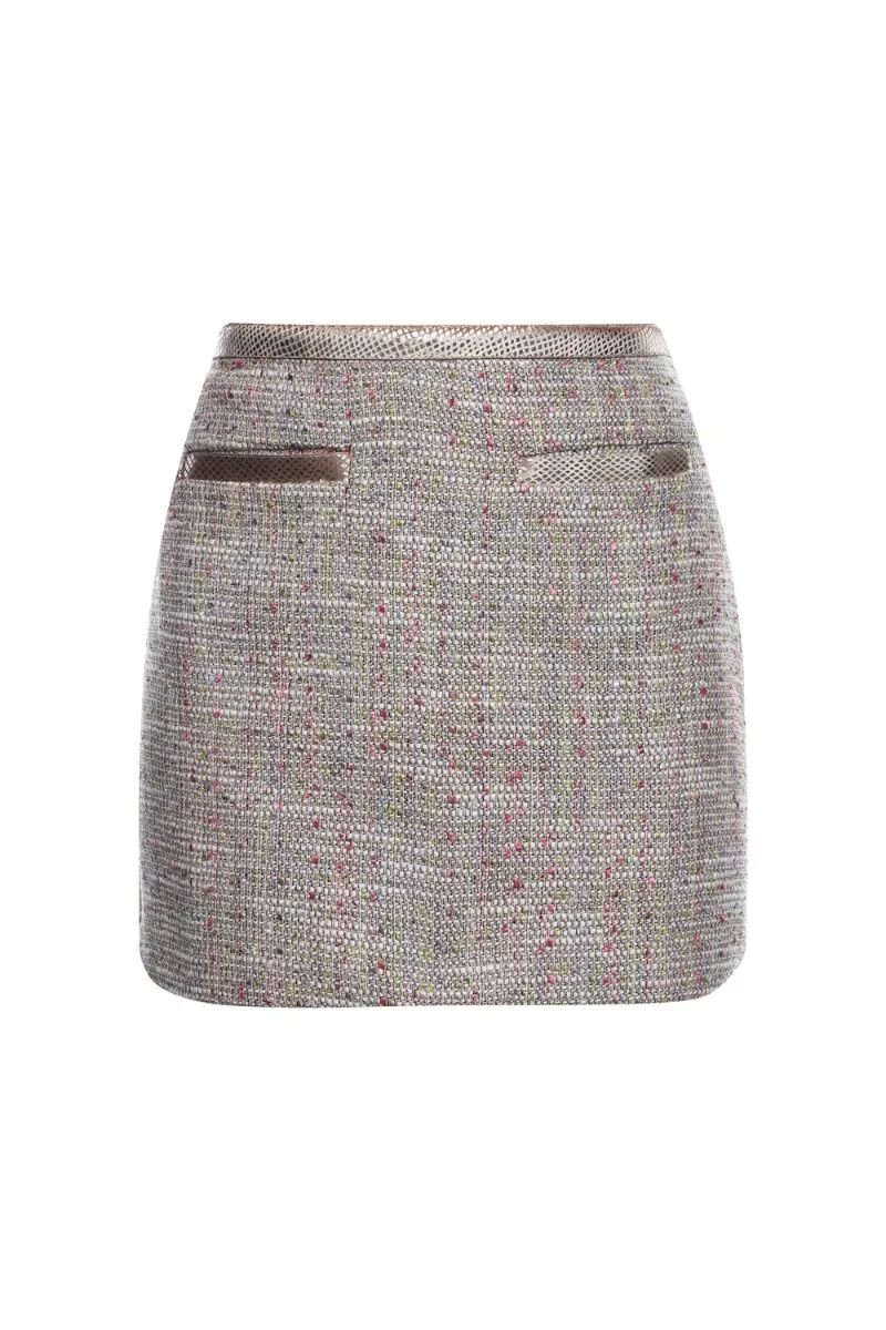 Tweed Mini Skirt - Image 5
