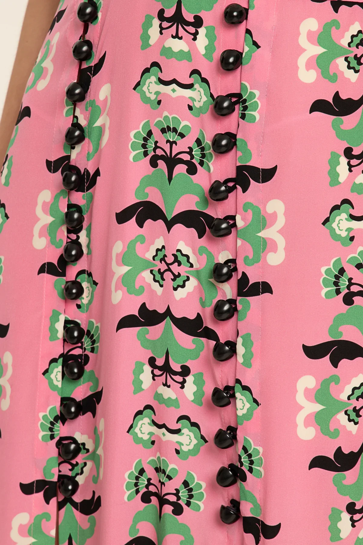 Twisted Flower V-Neck Midi Dress - Image 5