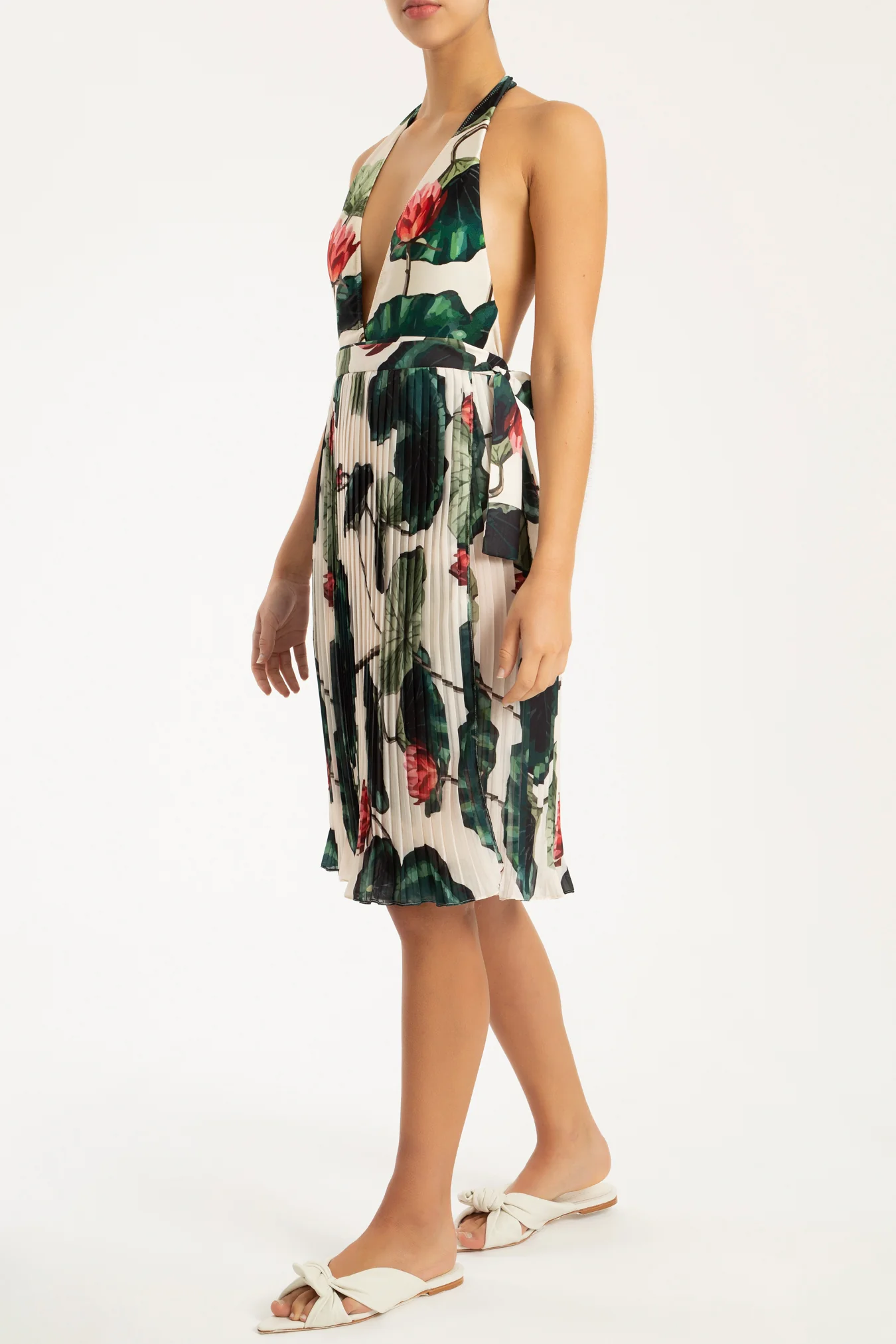 Victoria Regia Pareo Pleated Skirt - Image 4