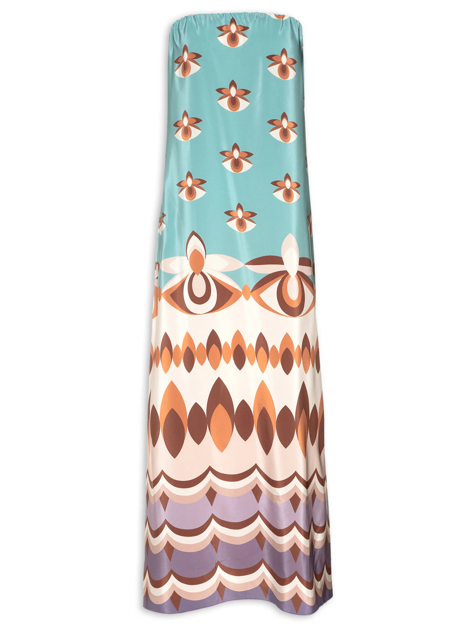 Vintage Strapless Long Dress - Image 3