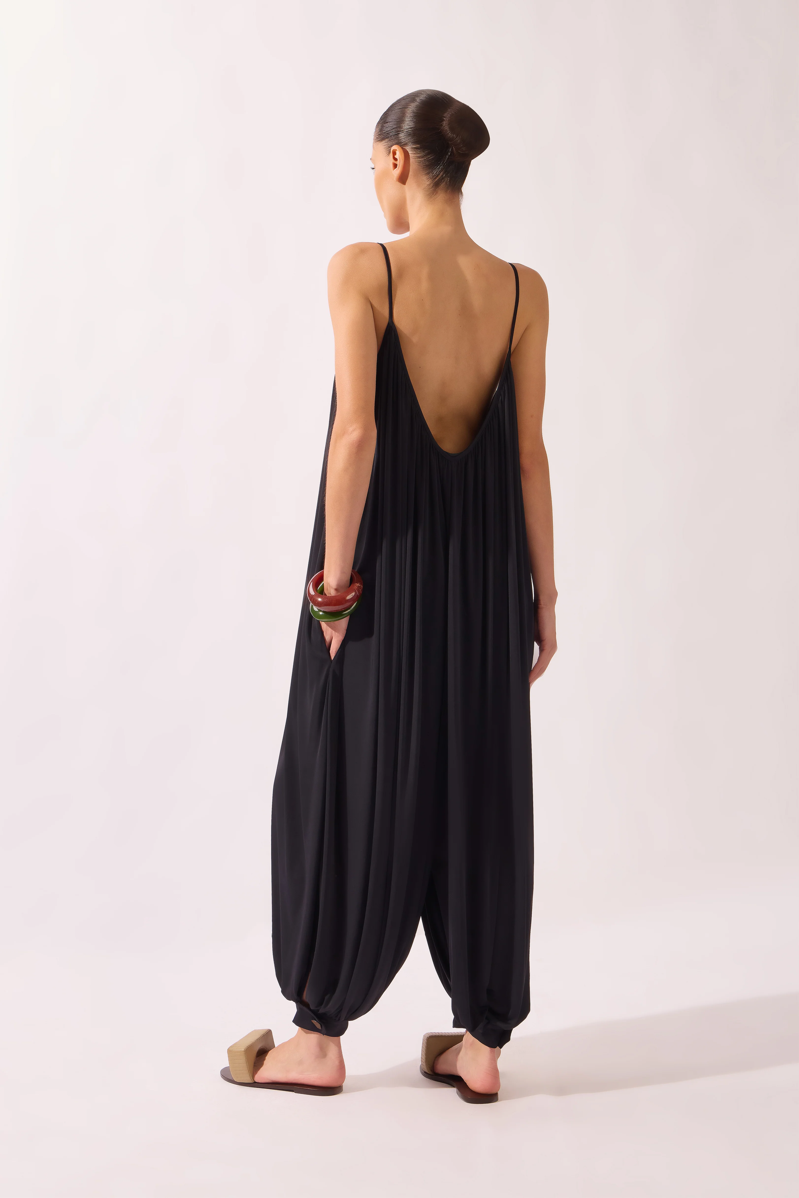 Wide Jersey Jumpsuit - Image 3