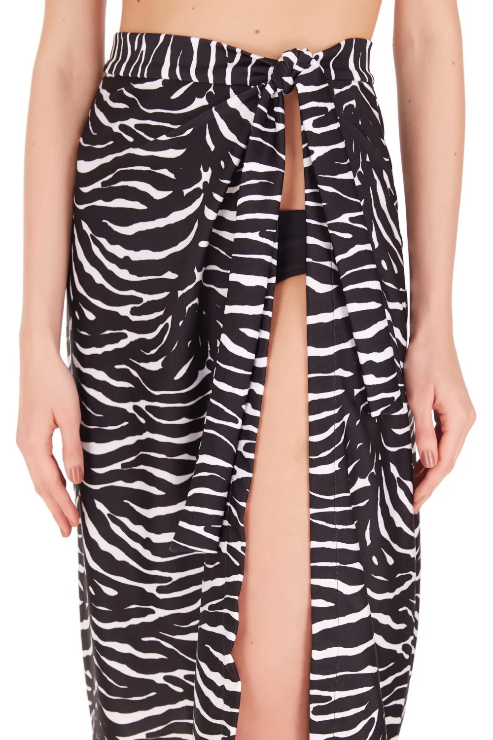 Zebra Pareo Skirt - Image 3